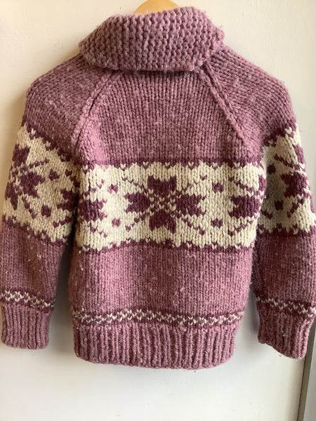 Vintage Hand Knit Cowichan Wool Sweater
