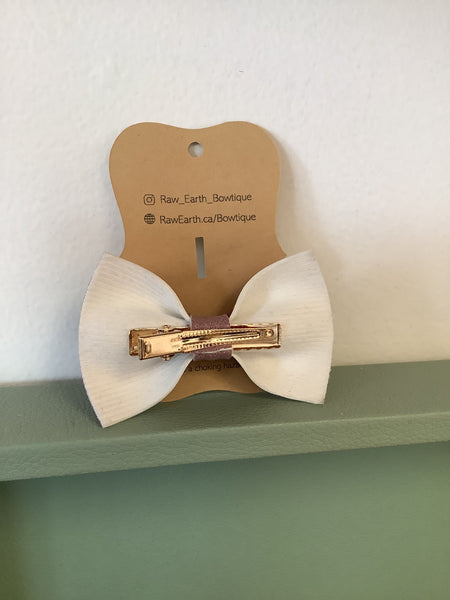 Raw Earth Bowtique Purple Mushroom Hair Bow