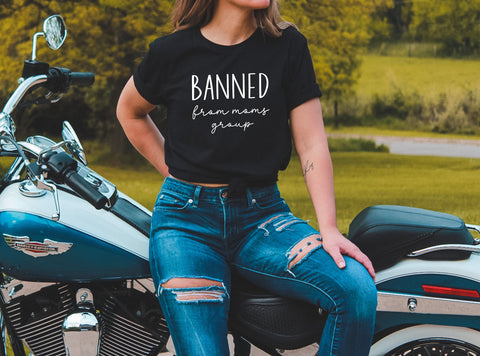 Banned from moms group