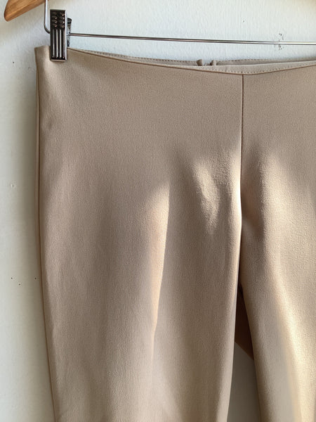 Y2K Sirens Low Rise Beige Split Pant