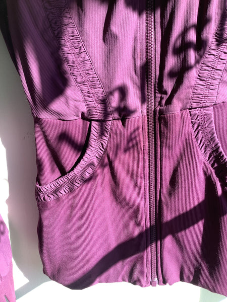 Lululemon Purple Hooded Zip-up Jacket