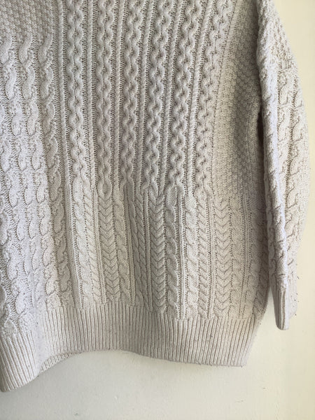 Topshop Petite Cable Knit Sweater