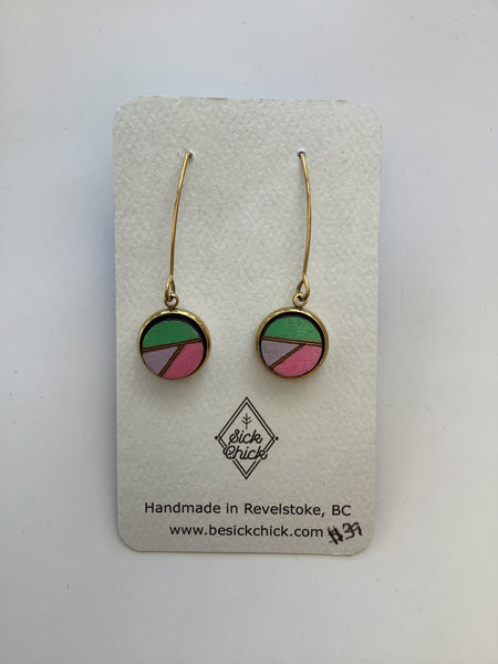 Trio Pastel Dangle Earrings - Sick Chick ( Revelstoke, BC)