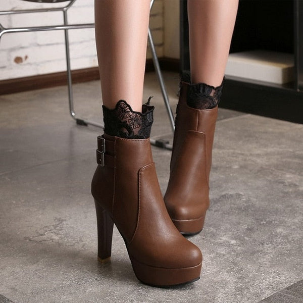 Waterproof Platform Boots