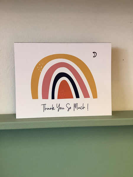 Chelsey Freyta Thank You So Much Rainbow Card