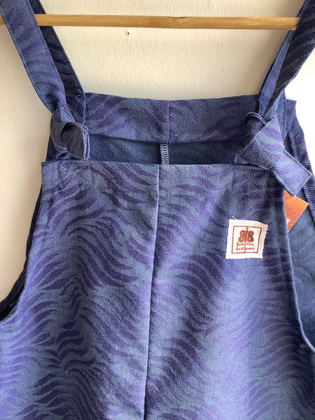 Butterflies in Ballgowns Blue Wave Short Overalls