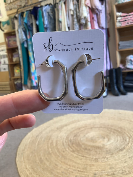 Standout Boutique Elina Silver Earring