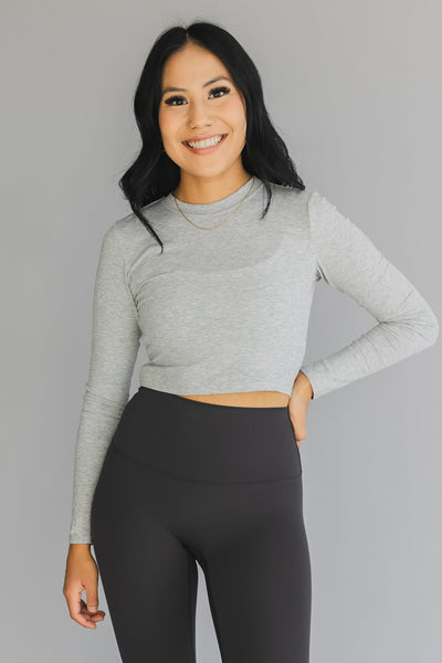 Ribbed Crew *Cropped