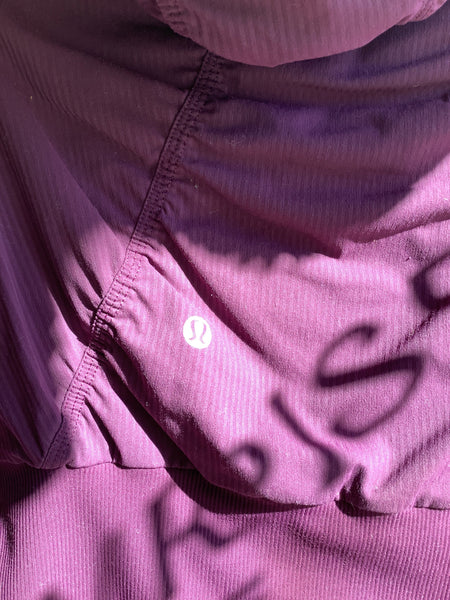 Lululemon Purple Hooded Zip-up Jacket