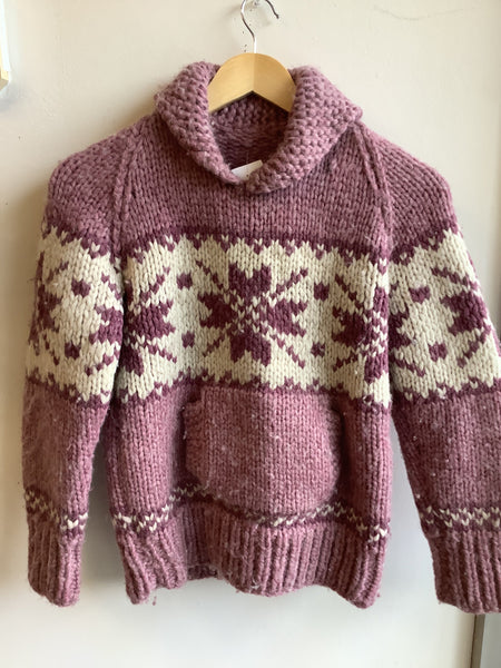 Vintage Hand Knit Cowichan Wool Sweater