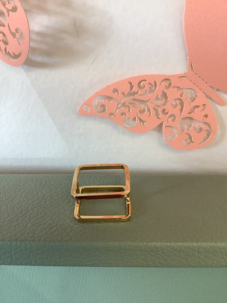 Standout Boutique Gold Cube Ring