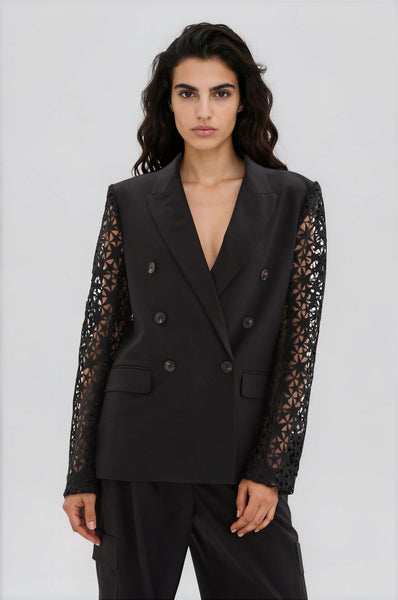 STELLA STAR - Double-Breasted Classic Blazer