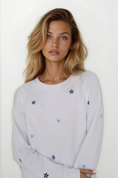 DAISY DAZE - Raglan Crew Neck Sweatshirt