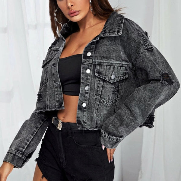 Loose Fit Denim Jacket