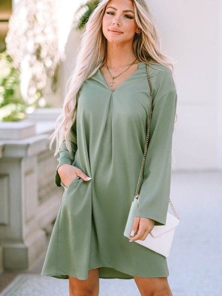Lightweight V Neck Blouse