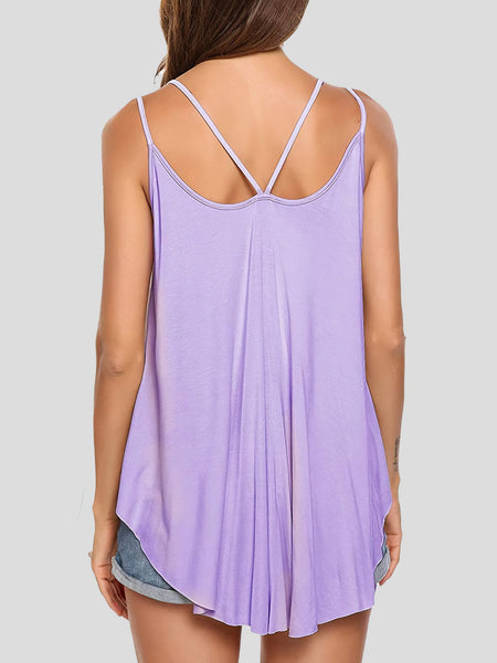 Chic Double Strap Oversized Women's Tank Top
