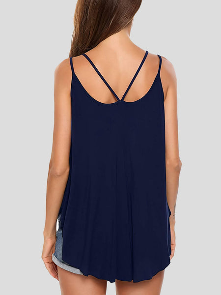 Chic Double Strap Oversized Women's Tank Top