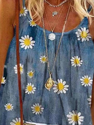 Chrysanthemum Blossom Camisole Tank Top