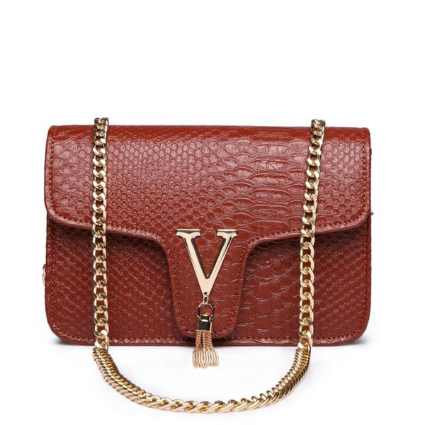 Designer V Chain Purse