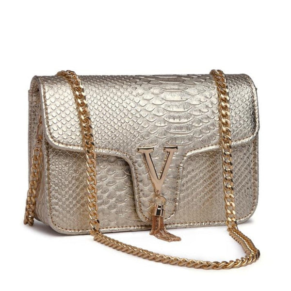 Designer V Chain Purse