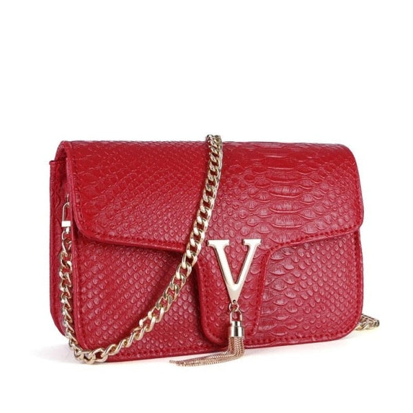 Designer V Chain Purse