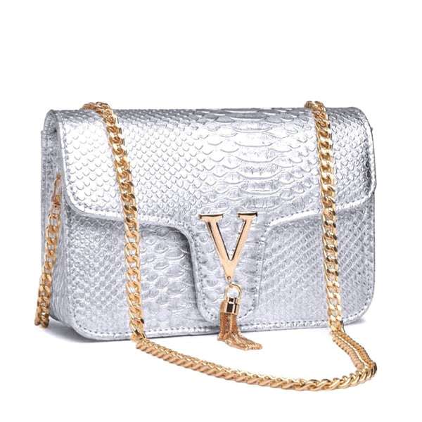 Designer V Chain Purse
