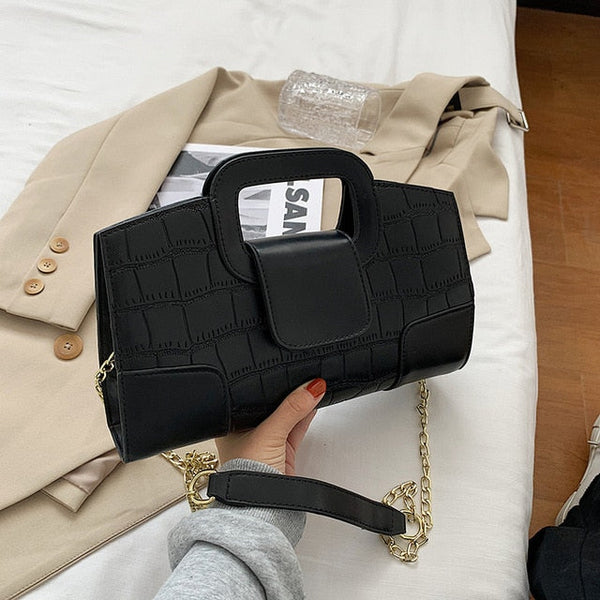 Alligator Pattern Handbag