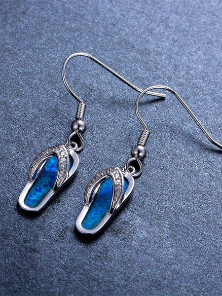 Crystal Flip Flop Earring
