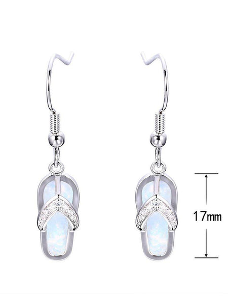Crystal Flip Flop Earring