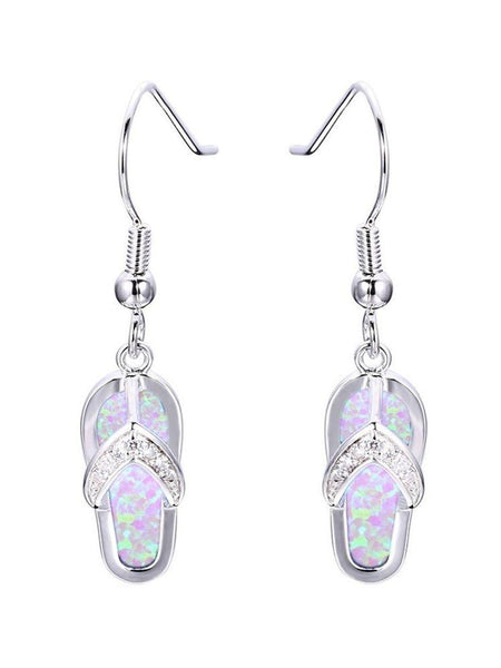 Crystal Flip Flop Earring