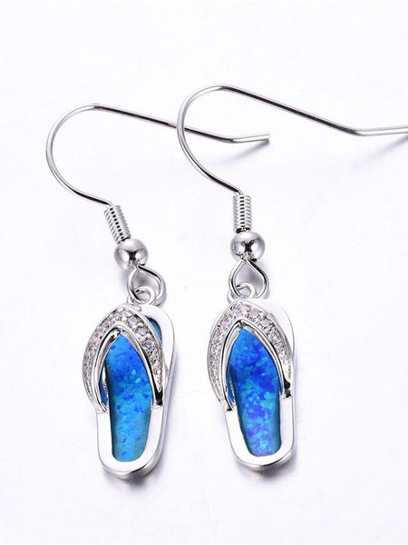 Crystal Flip Flop Earring