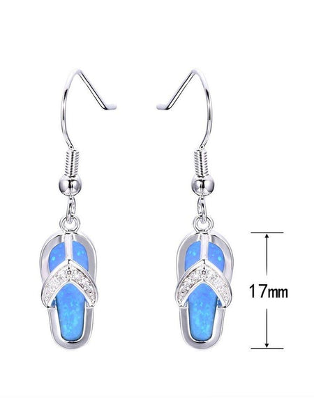 Crystal Flip Flop Earring
