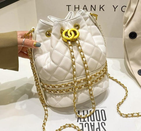 Chain Wrap Bucket Bag
