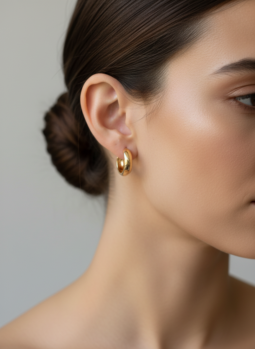 Lina Gold Earrings-Standout Boutique( Vancouver, BC)