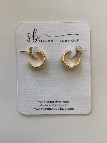 Lina Gold Earrings-Standout Boutique( Vancouver, BC)