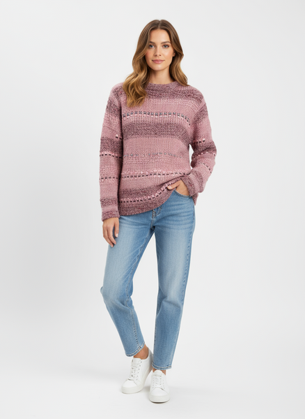 Coldwater Creek Textured Knit Sweater