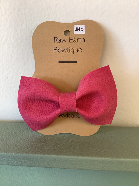 Raw Earth Bowtique Fuchsia Pink Headband