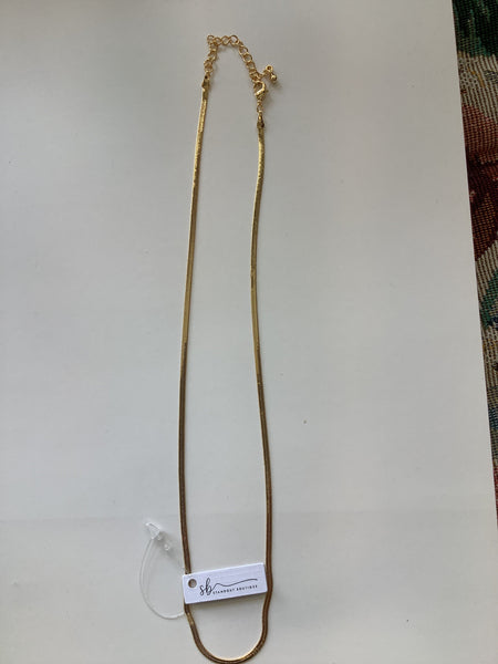 Gold Snake Chain Necklace