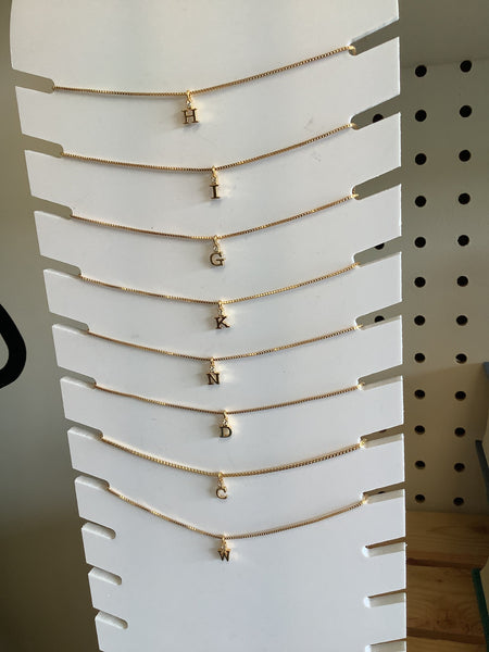 Standout Boutique Gold C Letter Pendant Necklace