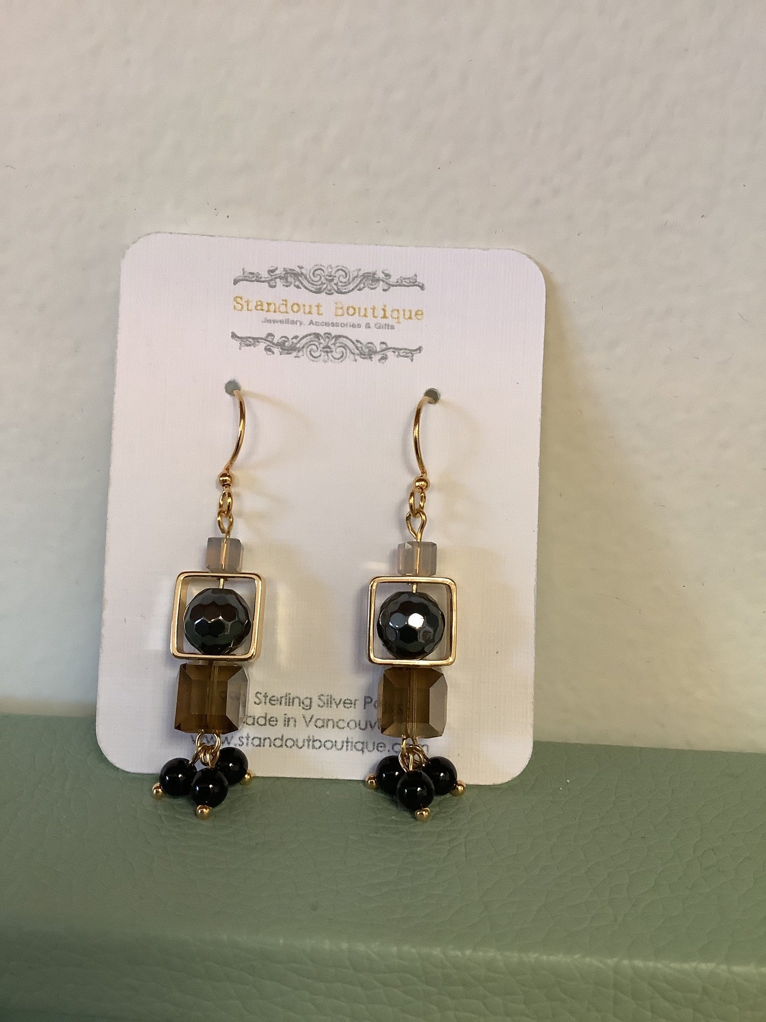 Standout Boutique Swarovski Lava Beads