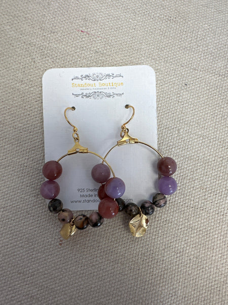 Standout Boutique Alexandrite Stone Dangle Earrings