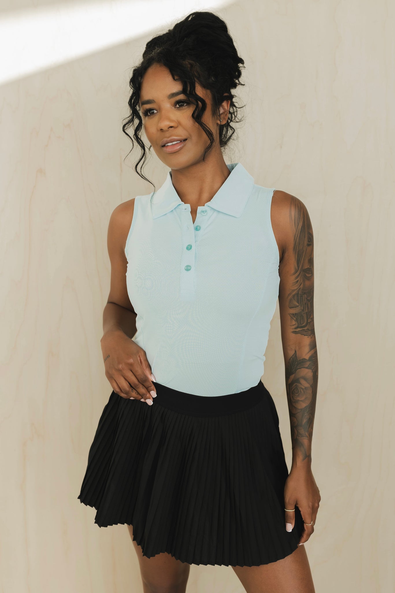 Sleeveless Polo Shirt