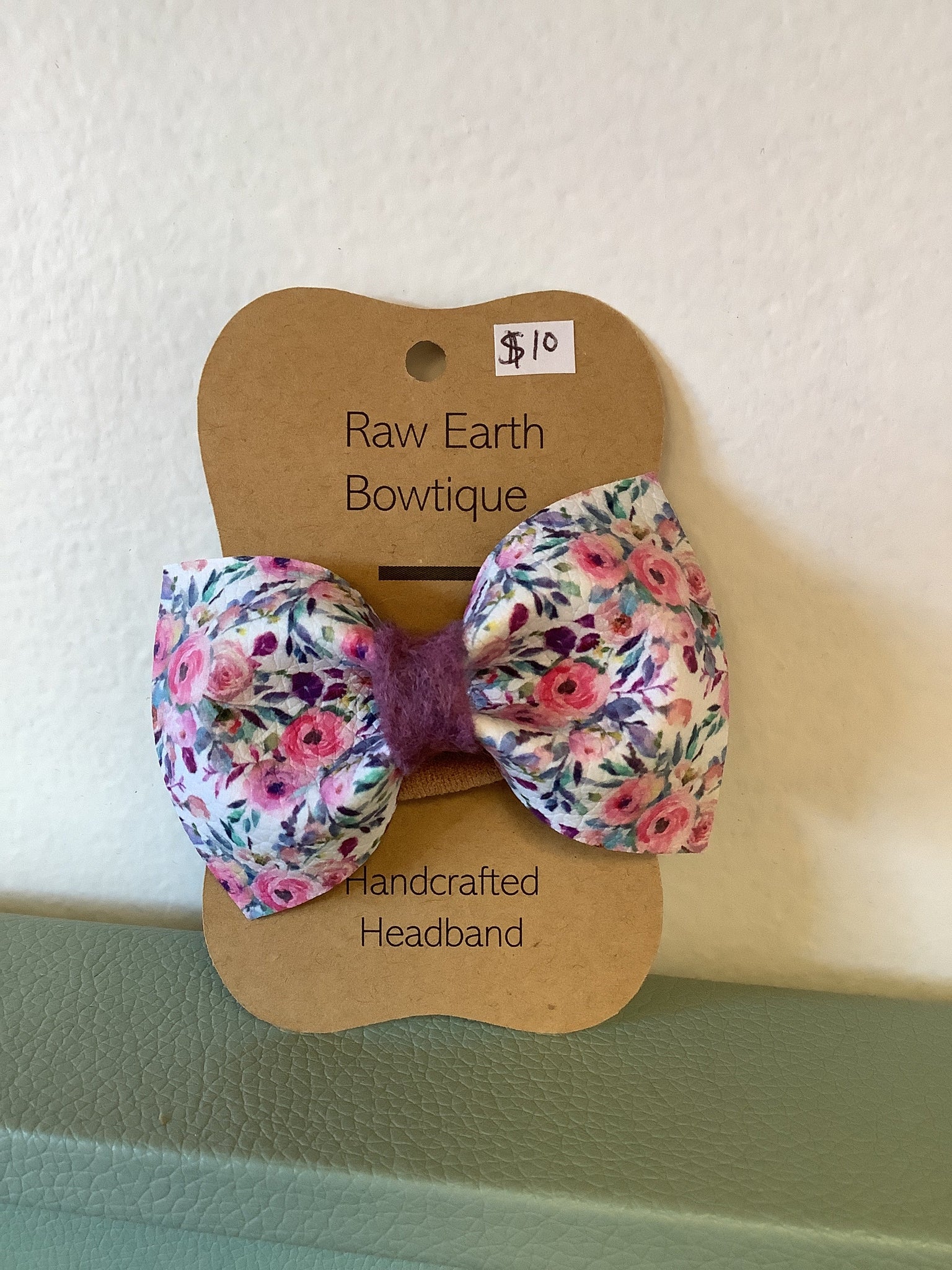 Raw Earth Bowtique Floral Headband