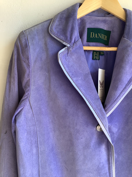 Vintage Danier Suede Jacket - Lilac