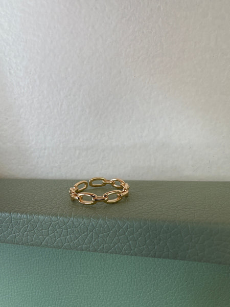 Standout Boutique Chainlink Gold Ring