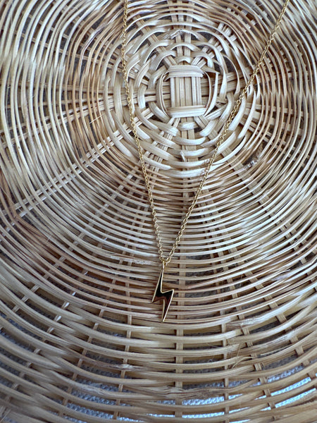 Standout Boutique Lightning 14k Gold Bond Necklace