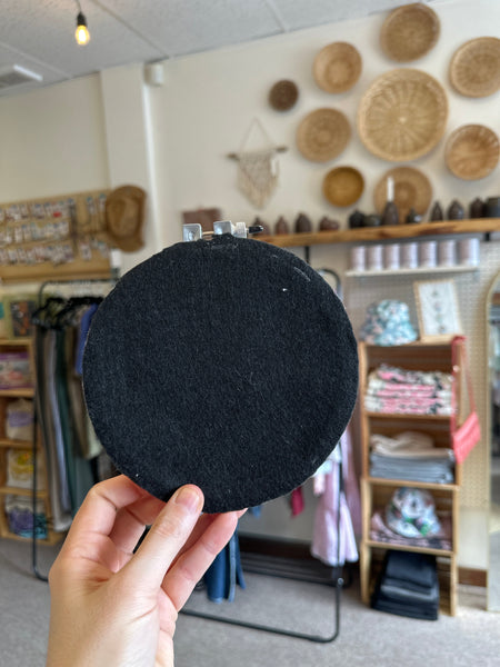 Handmade Leo Embroidered Wall Art