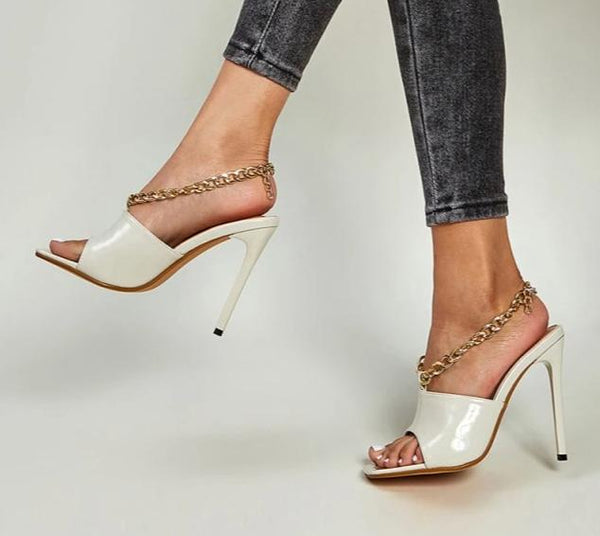 Chain Sandal Stiletto