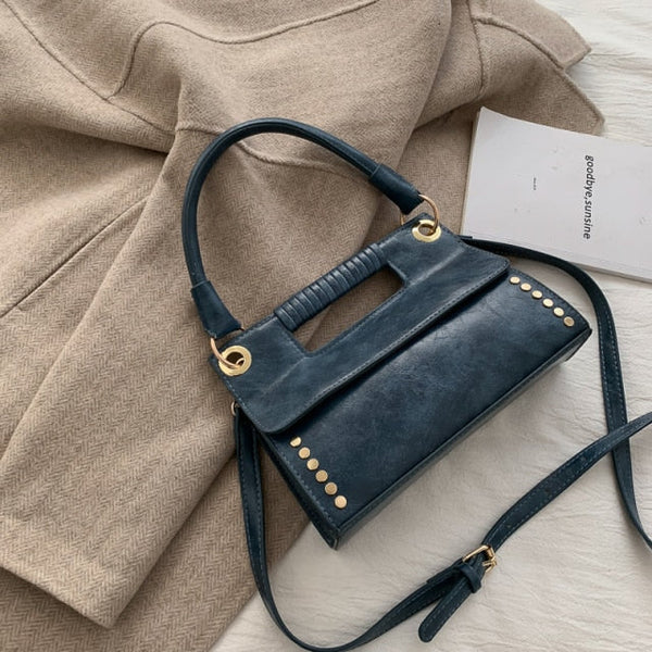 Western Style Leather Handbag