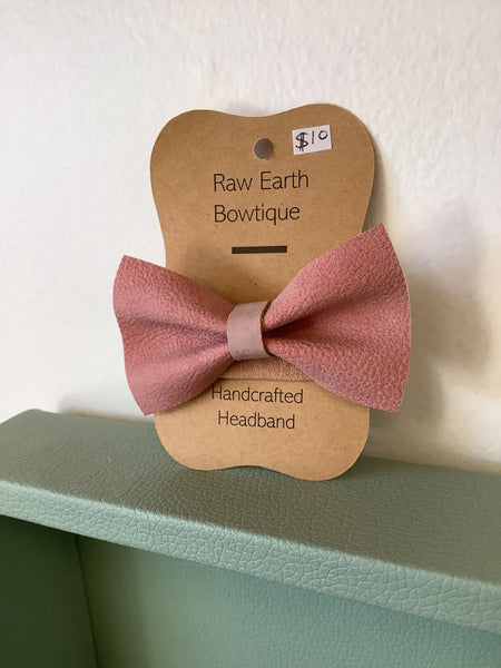 Raw Earth Bowtique Soft Pink Headband